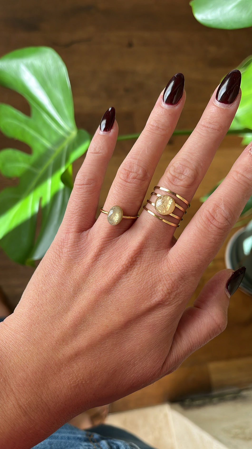 Bague Lise acier inoxydable (modèle de gauche)