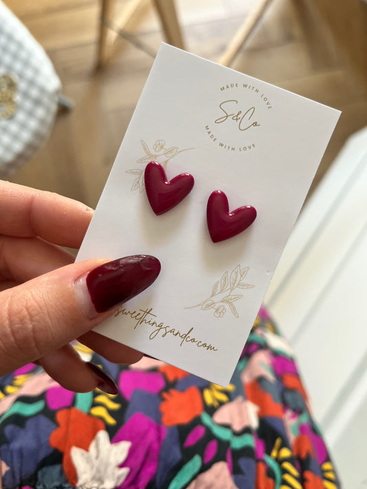 Petites Puces d'oreilles Cœur