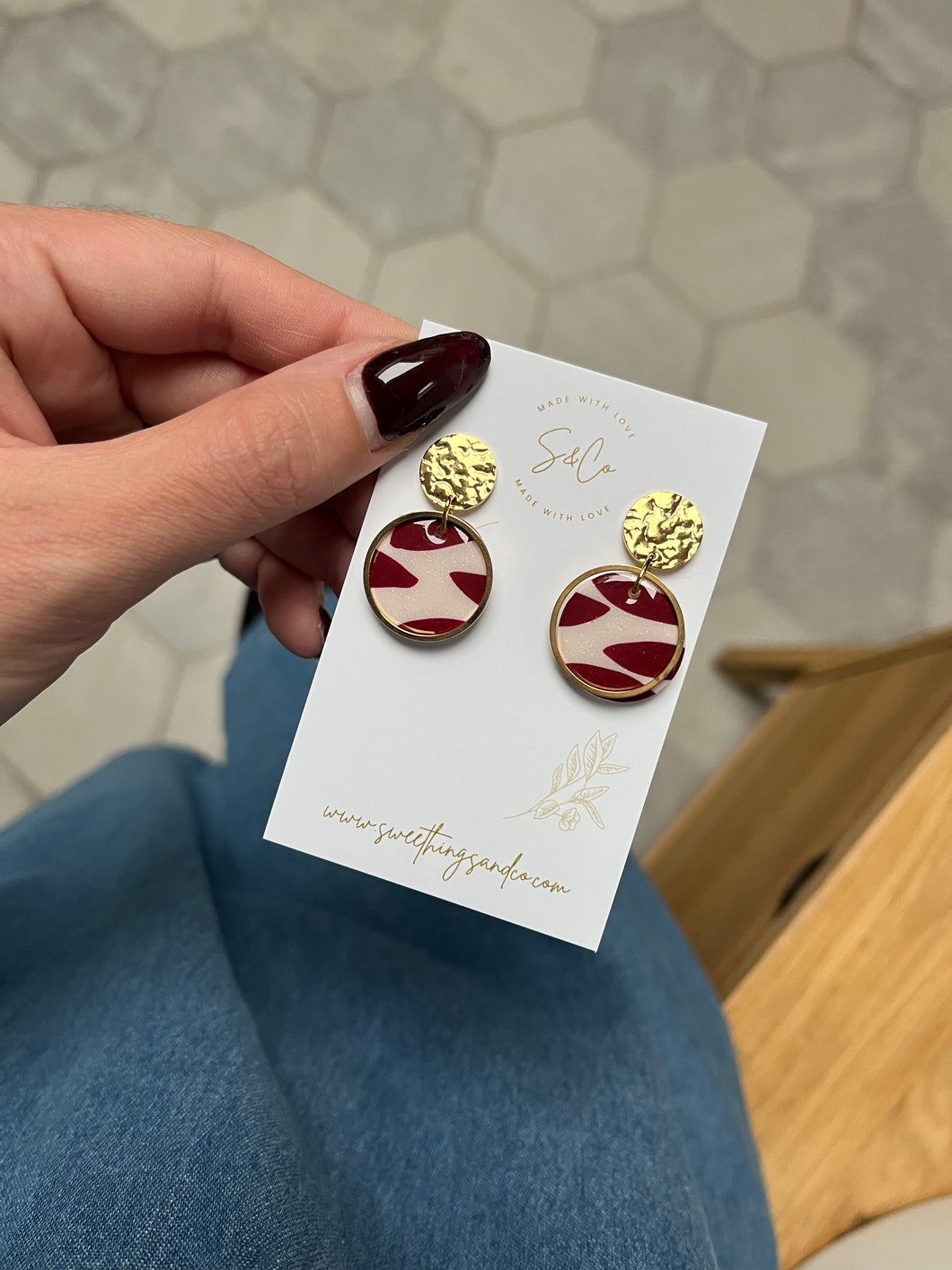 Boucles bohème chic Terrazzo