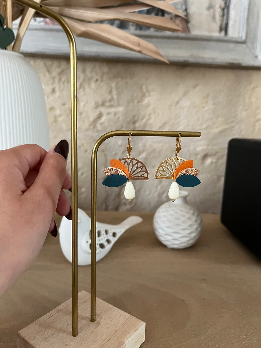 Boucles d'oreilles Flores