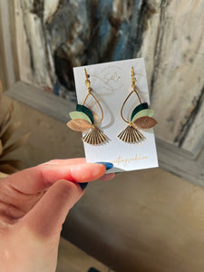 Boucles d'oreilles Ambre