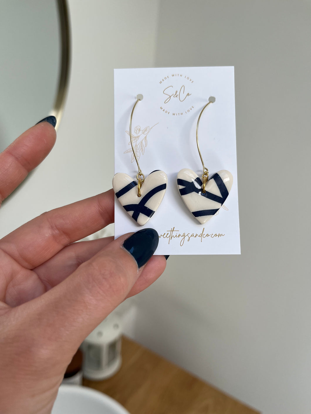 Boucles d’oreilles Cœur
