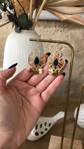 Boucles d'oreilles IZIA (couleurs au choix)
