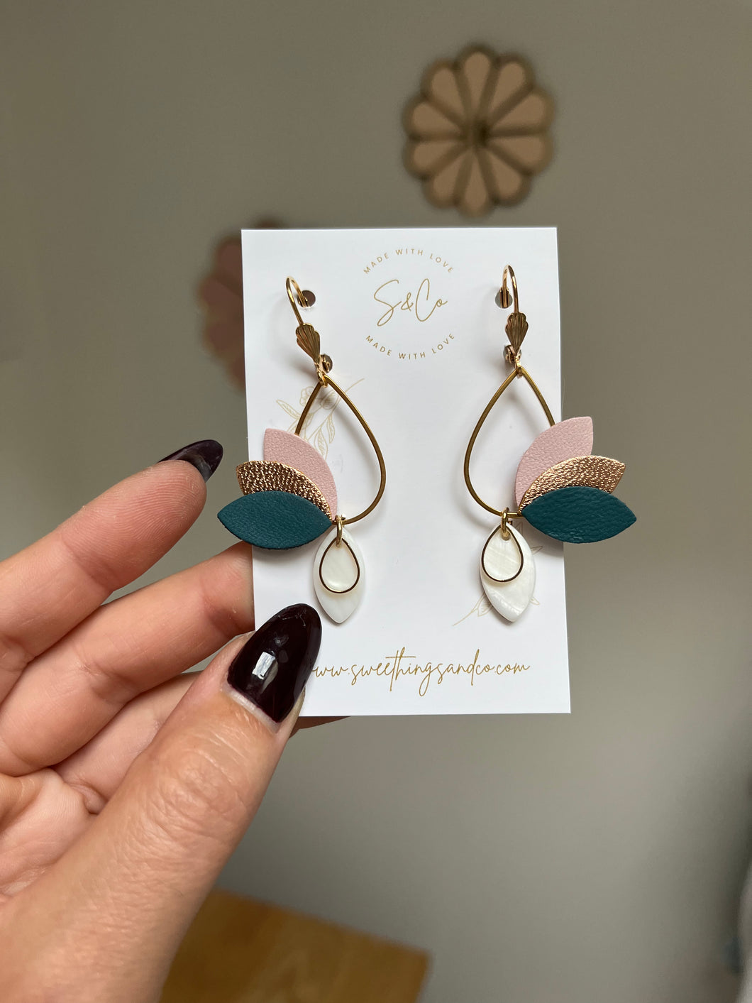 Boucles d'oreilles Jasmine