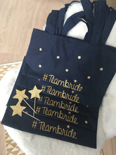 Charger l&#39;image dans la galerie, Tote Bag Confettis #Teambride (avec ou sans prénom)