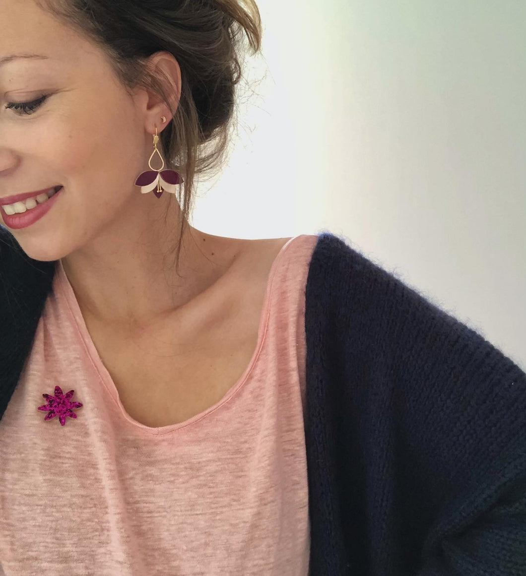 Boucles d'oreilles ESMEE // Prune
