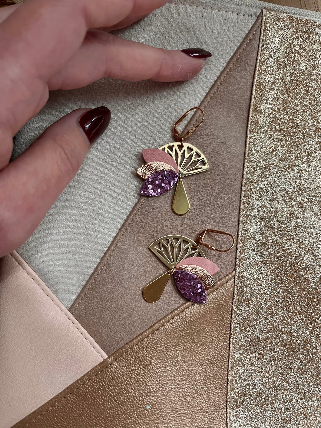 Boucles d'oreilles Flores