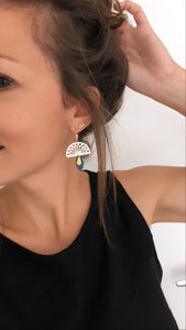 Boucles d'oreilles CASABLANCA (couleurs au choix)