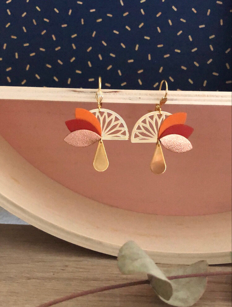 Boucles d'oreilles Flores