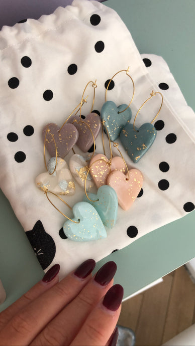 Créoles Coeur (Couleurs diverses)
