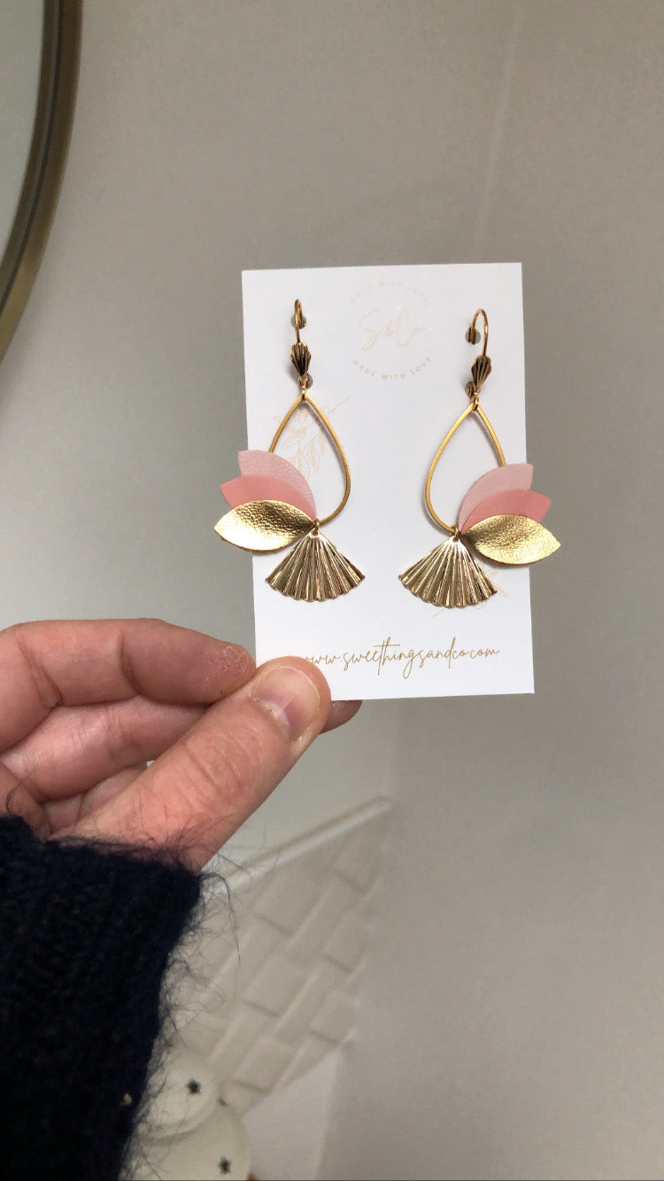 Boucles d'oreilles AMBRE