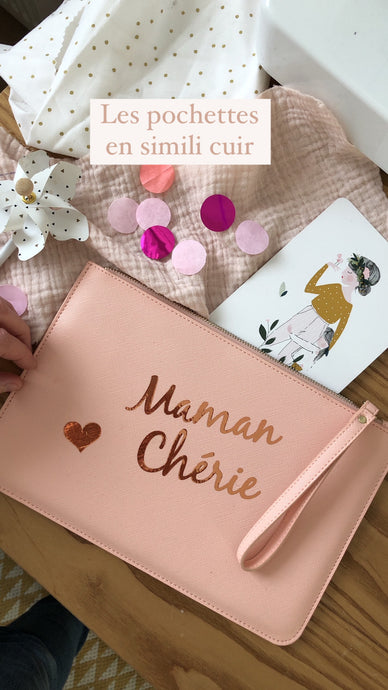 Pochette Poétique Rose Poudré ♡