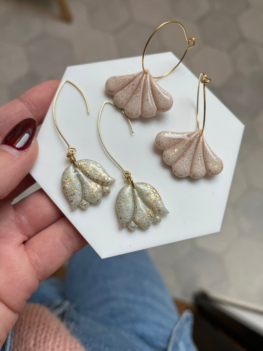 Boucles d'oreilles pastel