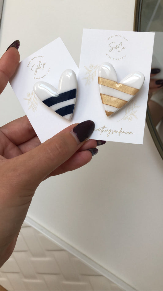 Broche poétique Coeur