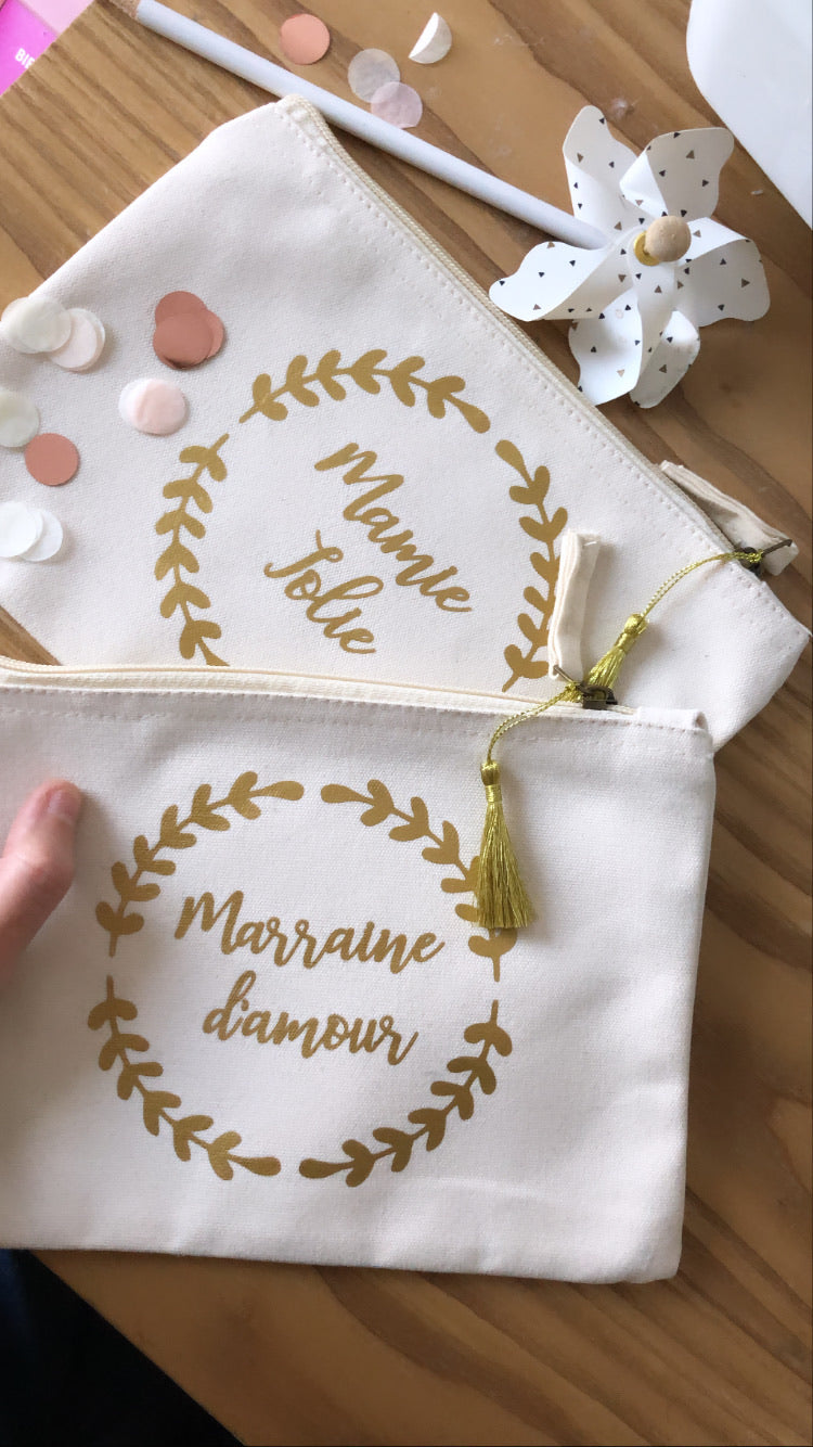 Pochette Couronne de Fleurs ♡